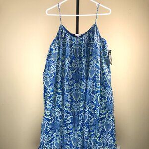 RHODE Lea Belted Floral Dress